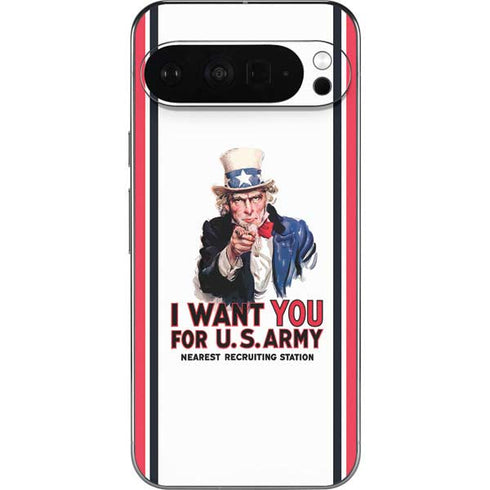Uncle Sam Vintage War Poster Pixel 9 Pro XL Skin